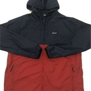 Patagonia Hooded Windbreaker Jacket Zip Pockets